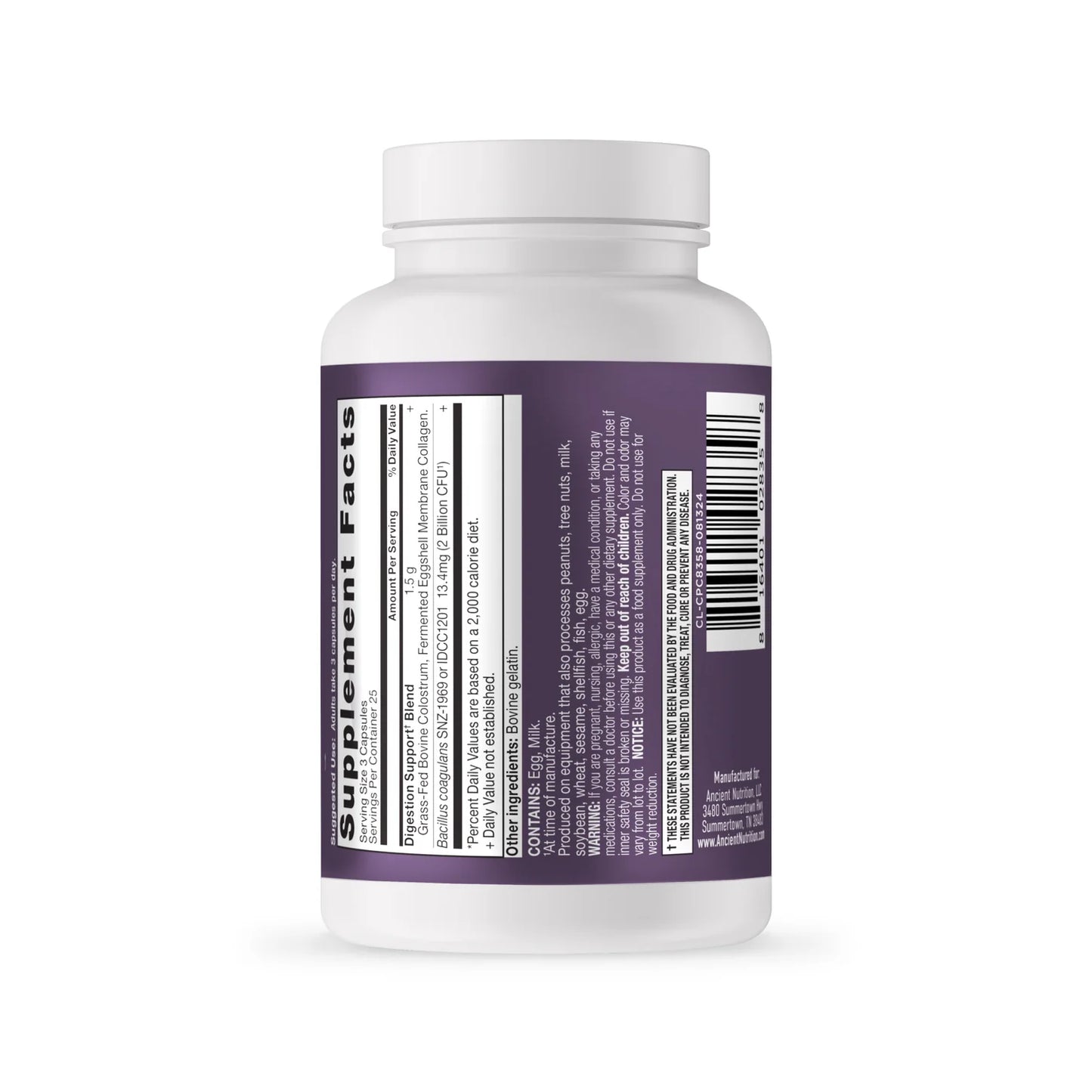 Ancient Nutrition Colostrum + Collagen 75ct