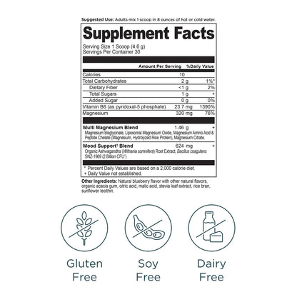 Active Peptides Magnesium Complex Blueberry Peppermint 4.83 oz