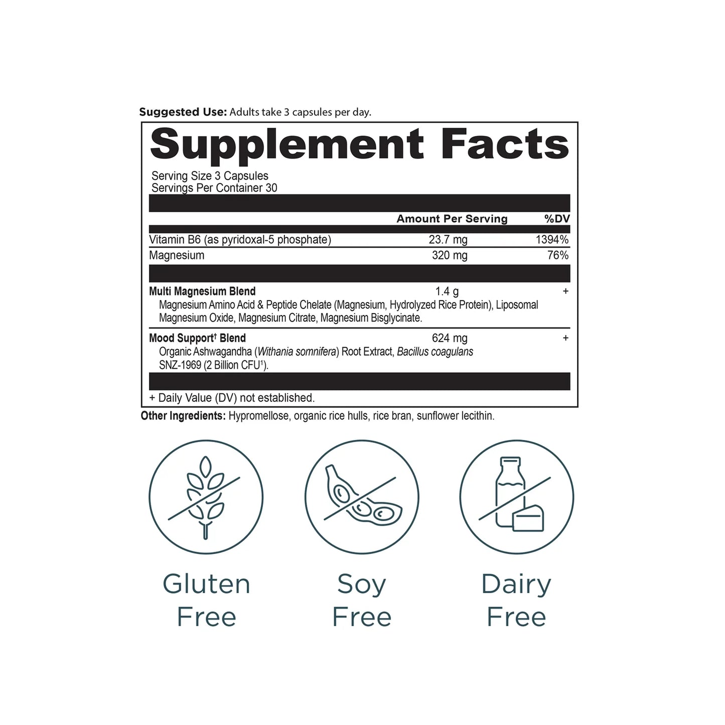 Ancient Nutrition Active Peptides Magnesium Complex 90ct
