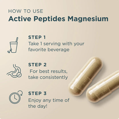 Ancient Nutrition Active Peptides Magnesium Complex 90ct