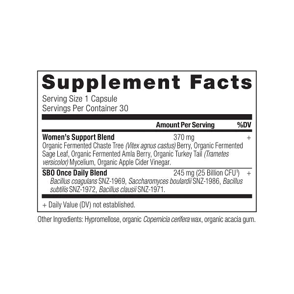 Ancient Nutrition SBO Probiotic - Once Daily - Women's - 30 ct