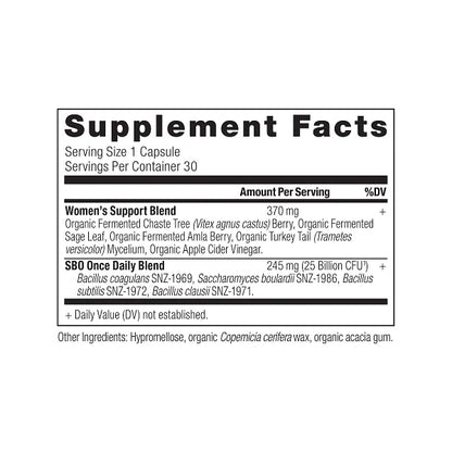 Ancient Nutrition SBO Probiotic - Once Daily - Women's - 30 ct