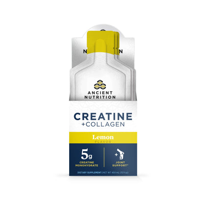 Creatine + Collagen - Gel - Lemon - 15ct