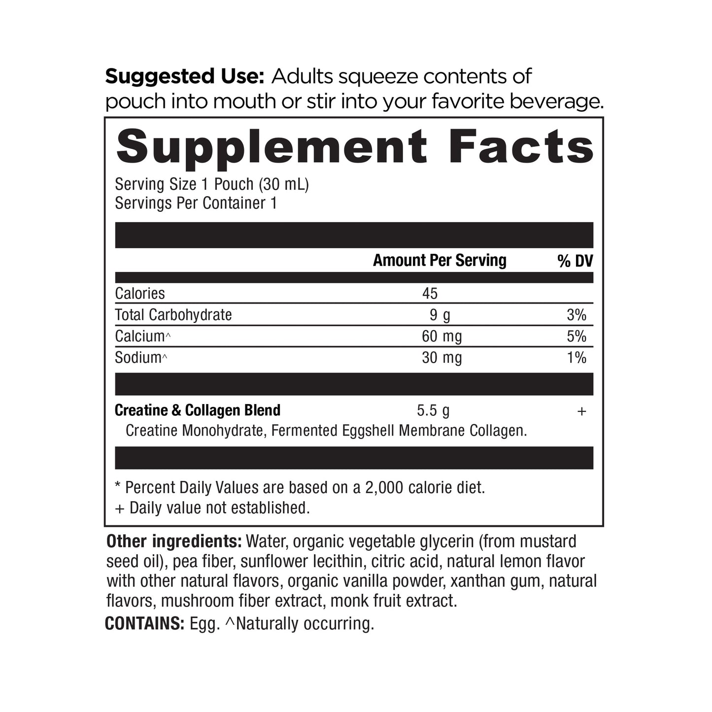 Creatine + Collagen - Gel - Lemon - 15ct