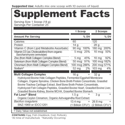 Multi Collagen Advanced - Lean - Powder