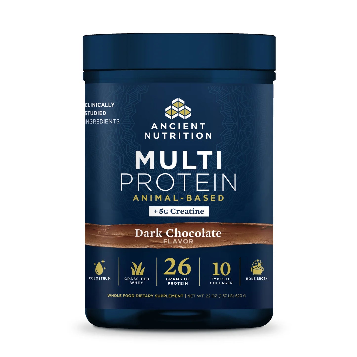 Ancient Nutrition Multi Protein Animal Based + Creatine Dark Chocolate