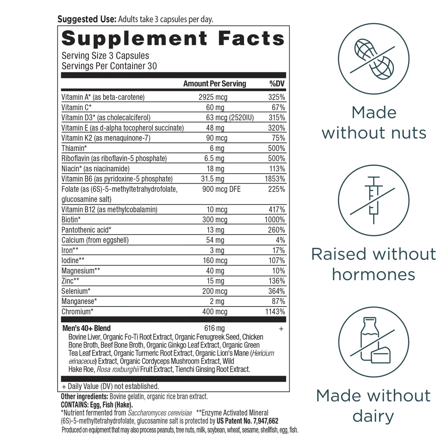 Ancient Multivitamin Men's 40+ 90 ct