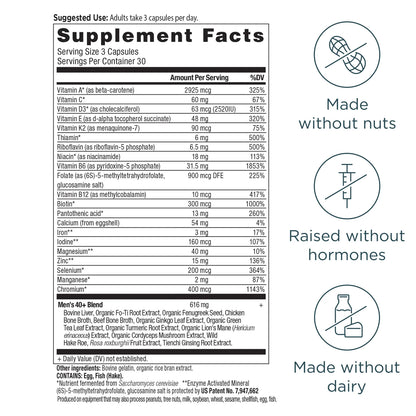 Ancient Multivitamin Men's 40+ 90 ct