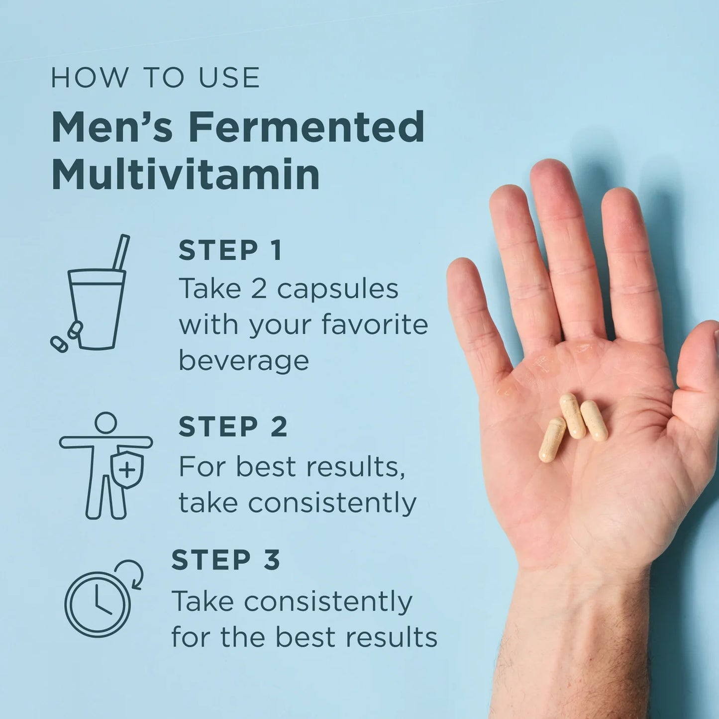 Ancient Nutrition Men's Fermented Multivitamin 60ct