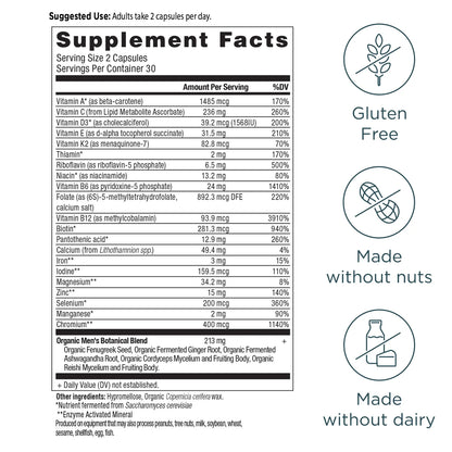 Ancient Nutrition Men's Fermented Multivitamin 60ct