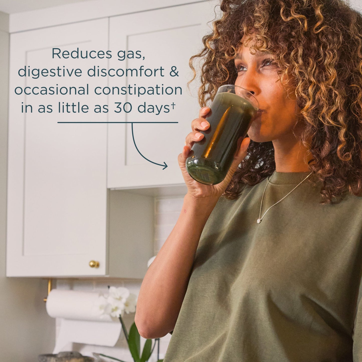 Organic Super Greens - Powder - Bloat Relief - Citrus Apple - 25 srv