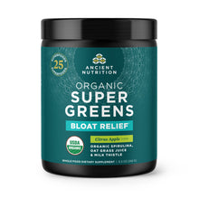 Organic Super Greens - Powder - Bloat Relief - Citrus Apple - 25 srv