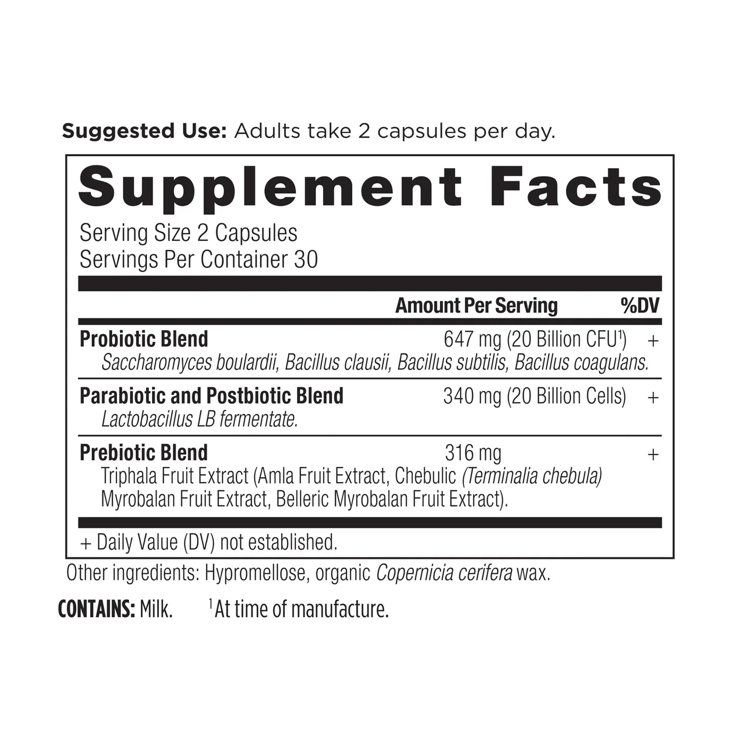 Ancient Nutrition SBO Probiotic - Trinity 60ct