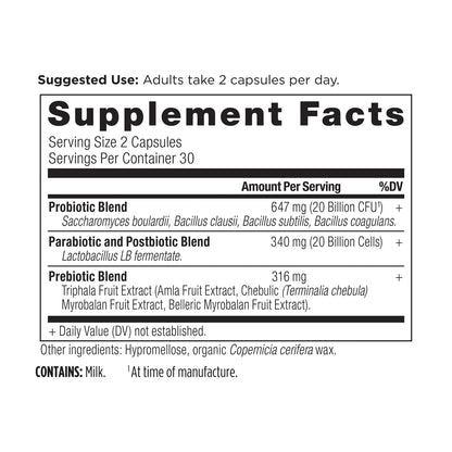 Ancient Nutrition SBO Probiotic - Trinity 60ct