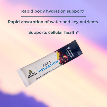 Ancient Nutrition Rapid Hydration Strawberry Lemonade