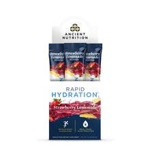 Ancient Nutrition Rapid Hydration Strawberry Lemonade