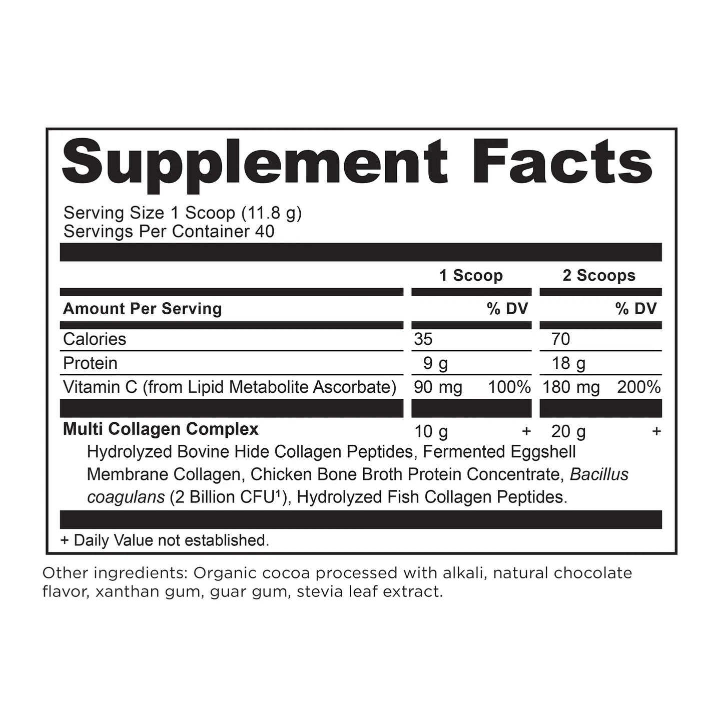Ancient Nutrition Multi Collagen Protein Chocolate 45 servings