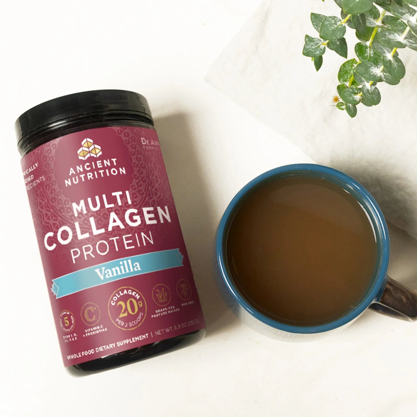 Ancient Nutrition Multi Collagen Protein Vanilla 24 servings