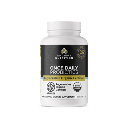 Ancient Nutrition Regenerative Organic Certified™ Once Daily Probiotics 30 capsules