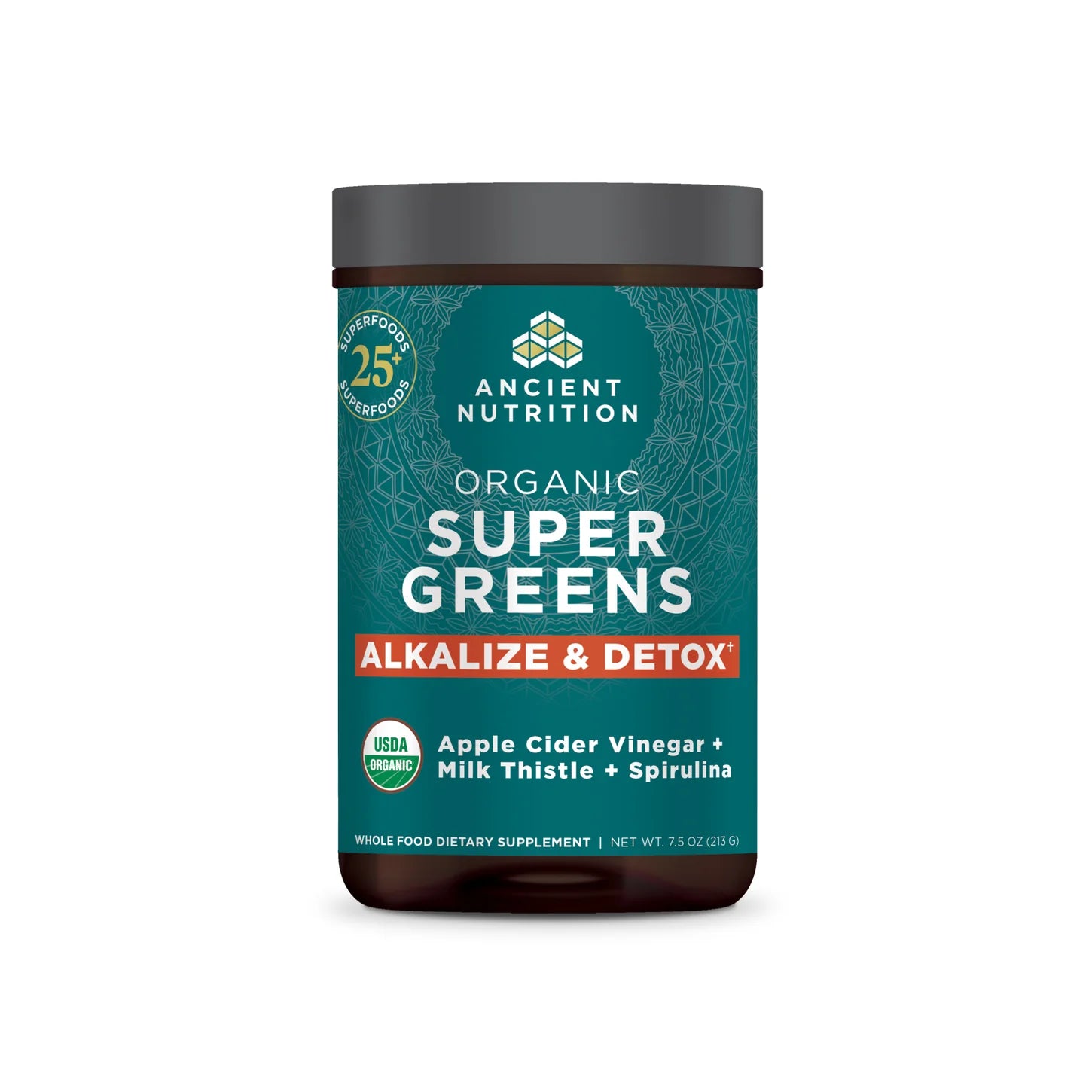 Ancient Nutrition Organic Super Greens Alkalize & Detox Powder