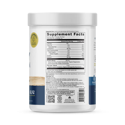Ancient Nutrition Vanilla Cinnamon Fat Loss Blend Whey Protein