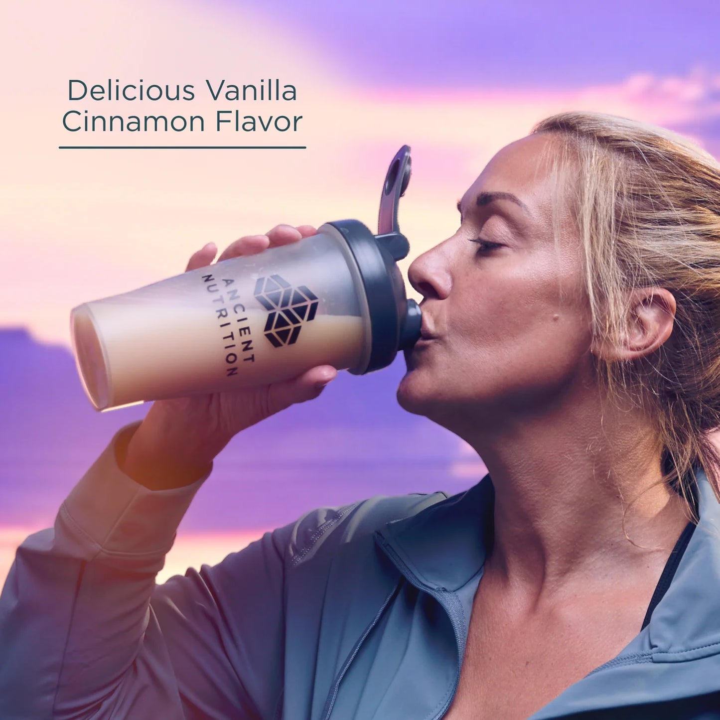 Ancient Nutrition Vanilla Cinnamon Fat Loss Blend Whey Protein