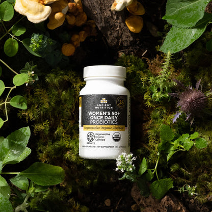 Ancient Nutrition Regenerative Organic Certified™ Women's 50+ Once Daily Probiotics