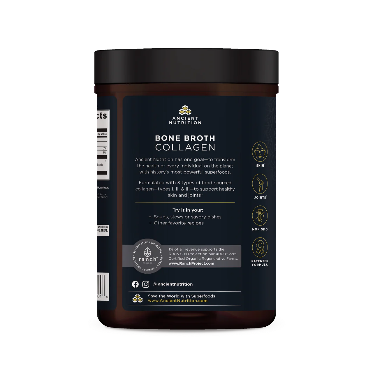 Ancient Nutrition Bone Broth Collagen Protein Pure