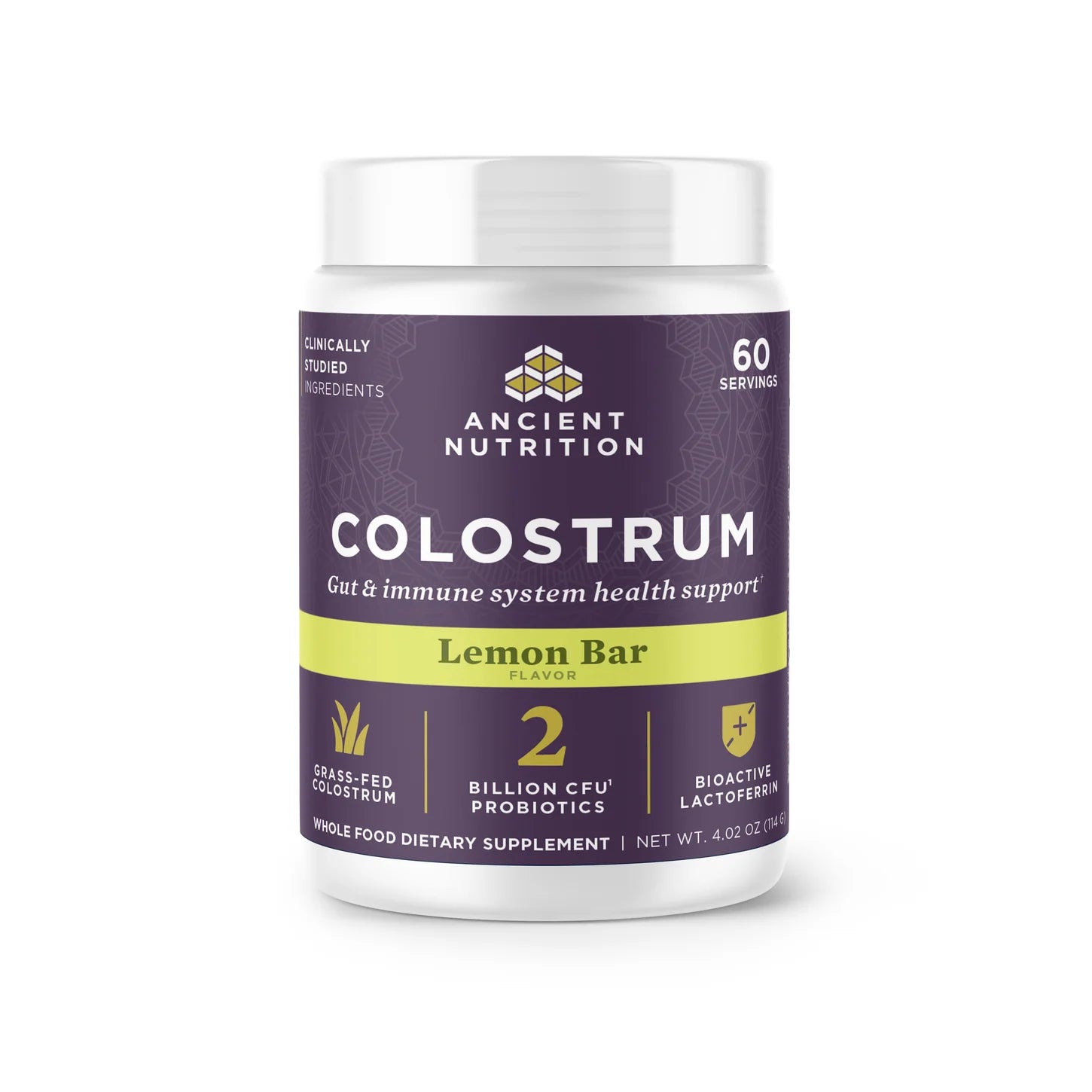 Ancient Nutrition Colostrum Lemon Bar