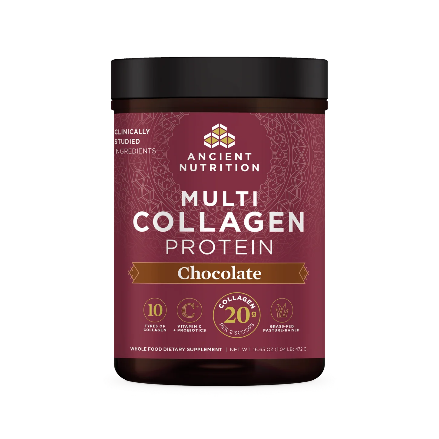 Ancient Nutrition Multi Collagen Protein Chocolate 45 servings
