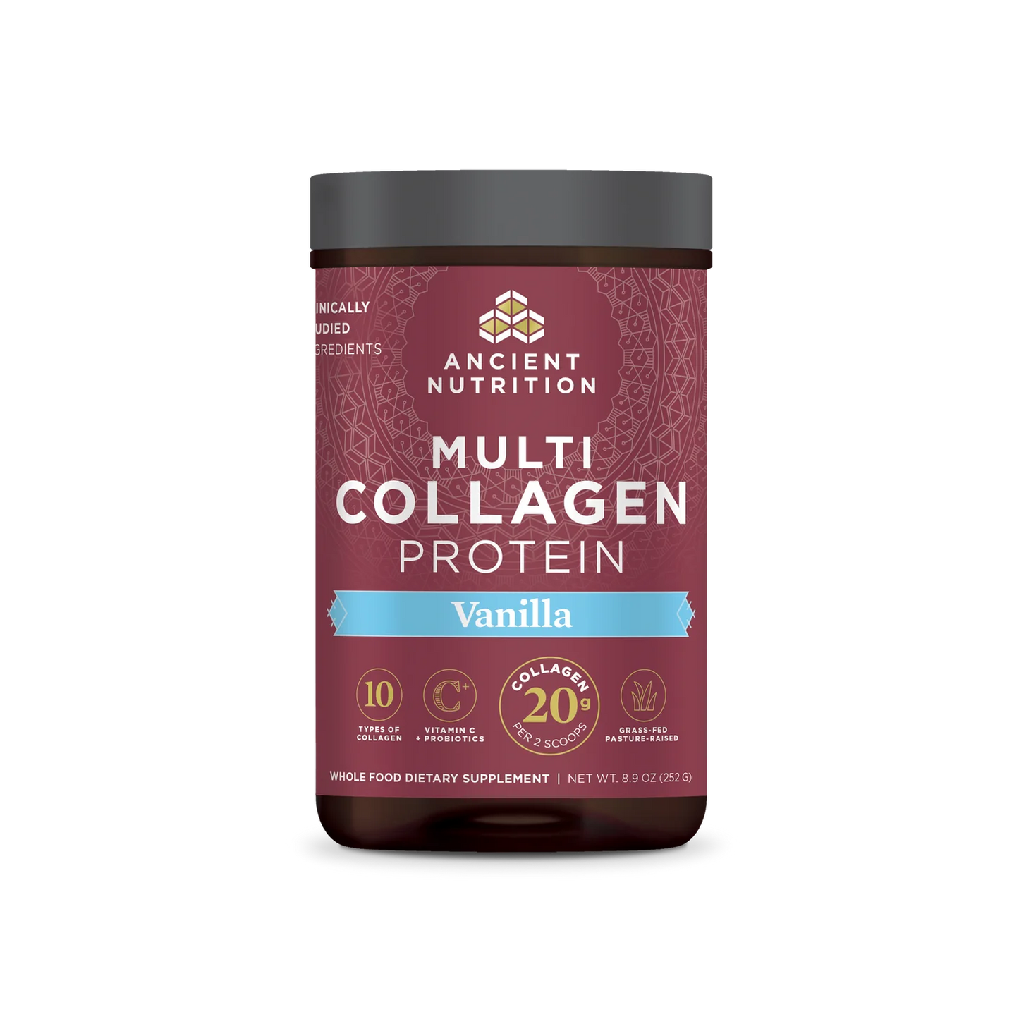 Ancient Nutrition Multi Collagen Protein Vanilla 24 servings