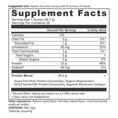 Ancient Nutrition Vanilla Bean Whey Protein