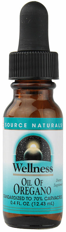 Source Naturals Wellness Oil of Oregano,70% Carvacrol, 0.5 fl. oz.